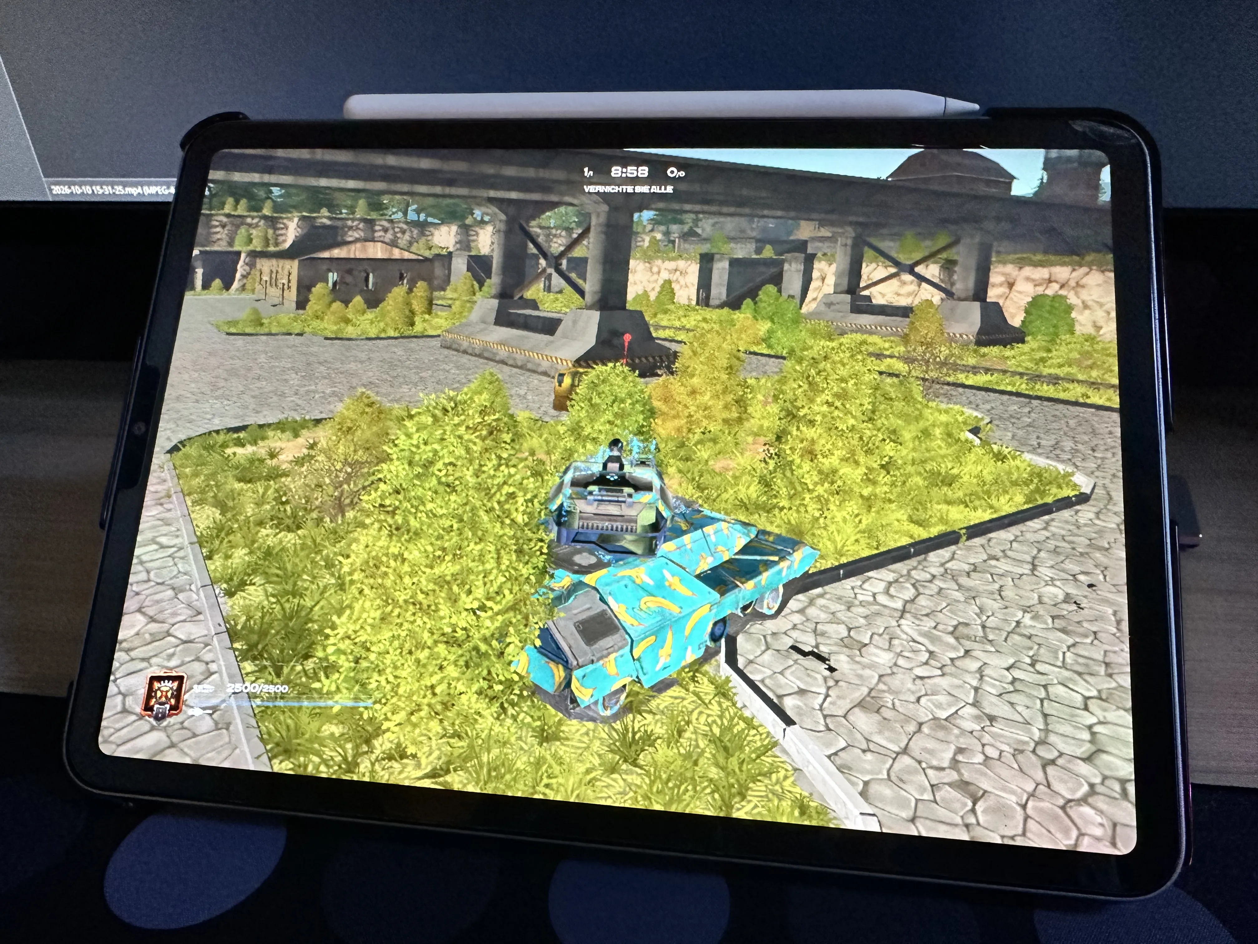 Revive Tanki running on an iPad